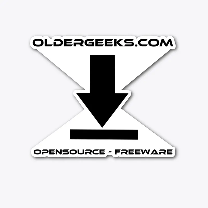 OlderGeeks.com Die-Cut Sticker